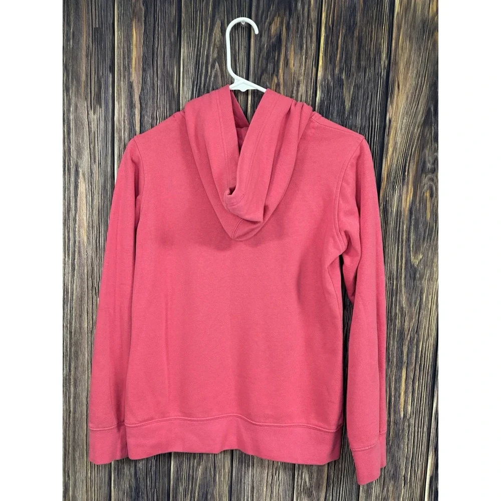 Converse Pullover Hoodie Youth XL Hot Pink Hooded Sweater Long Sleeve Graphic
